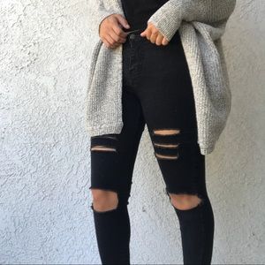 Black Ripped Jeans